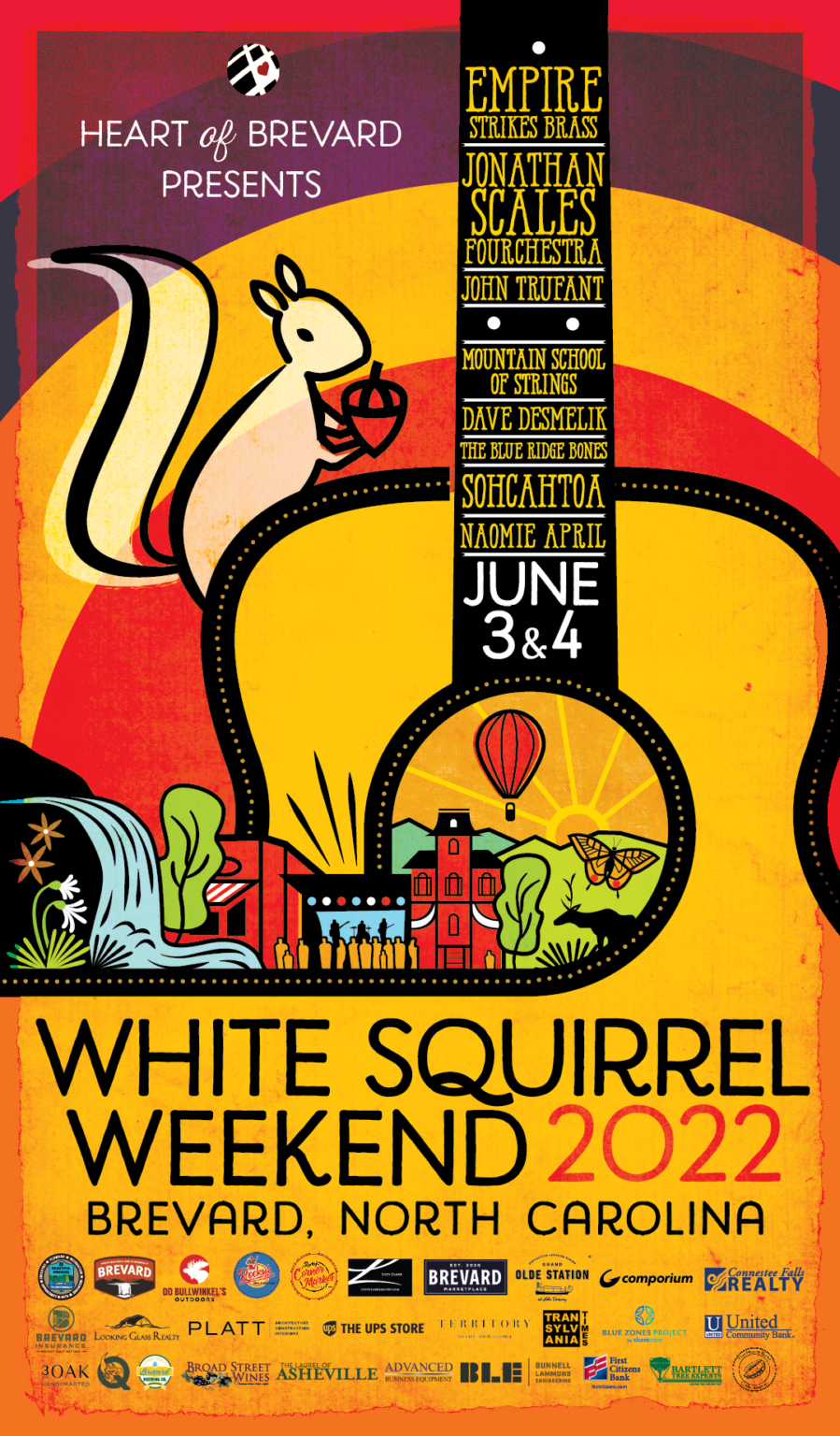 White Squirrel Weekend 2022 Blue Ridge National Heritage Area