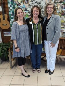 Bridget Herbig, Elaine Mann, Angie Chandler in Yancey County