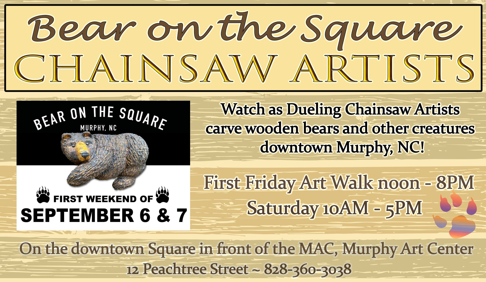 Bear on the Square Chainsaw Artists